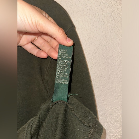 Ralph Lauren Crest Turtle Neck Women’s Green Petite Long Sleeve Size Small - Picture 7 of 9